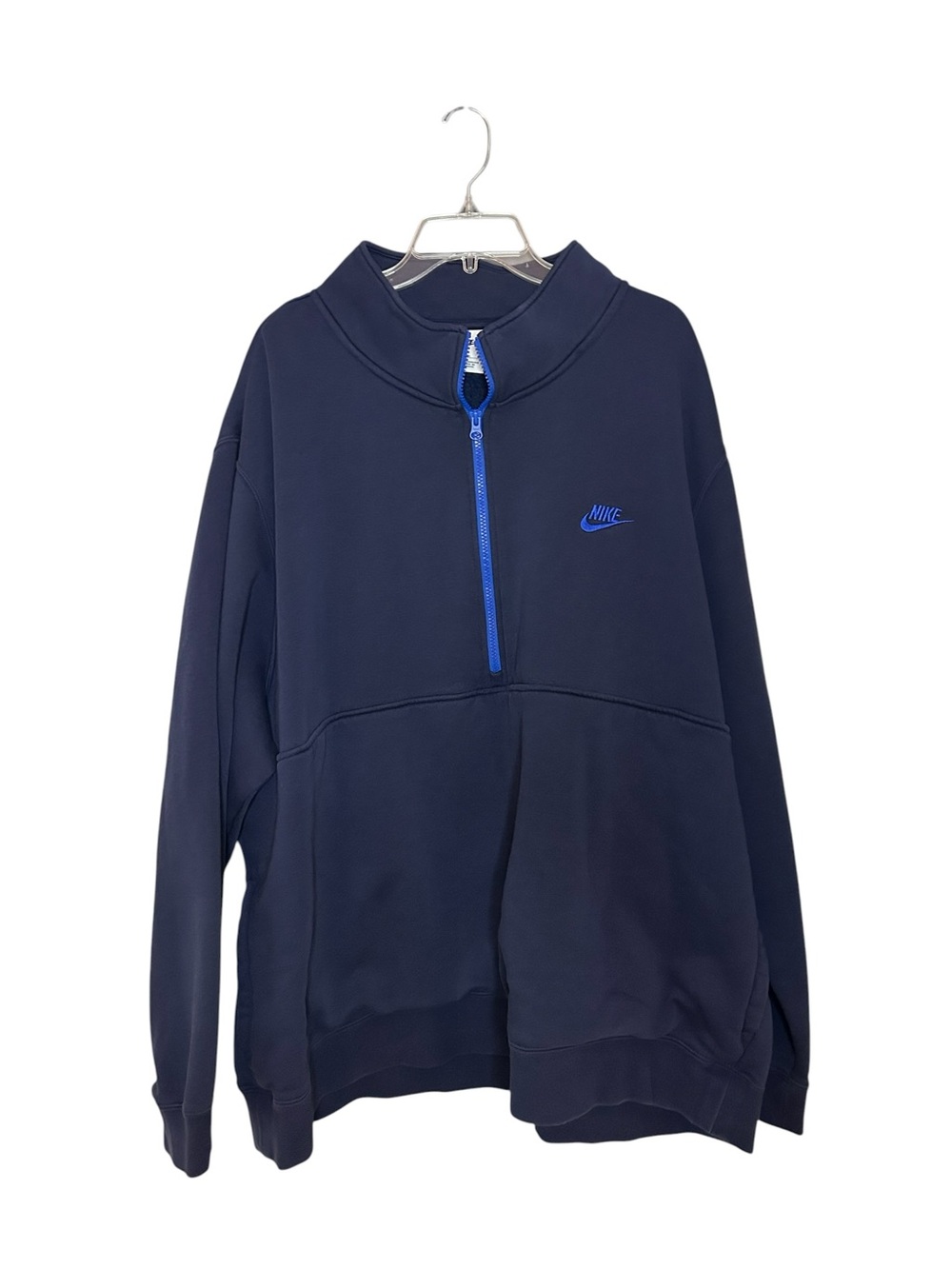 Nike Quarter Zip Pullover Sweatshirt 4XL Navy